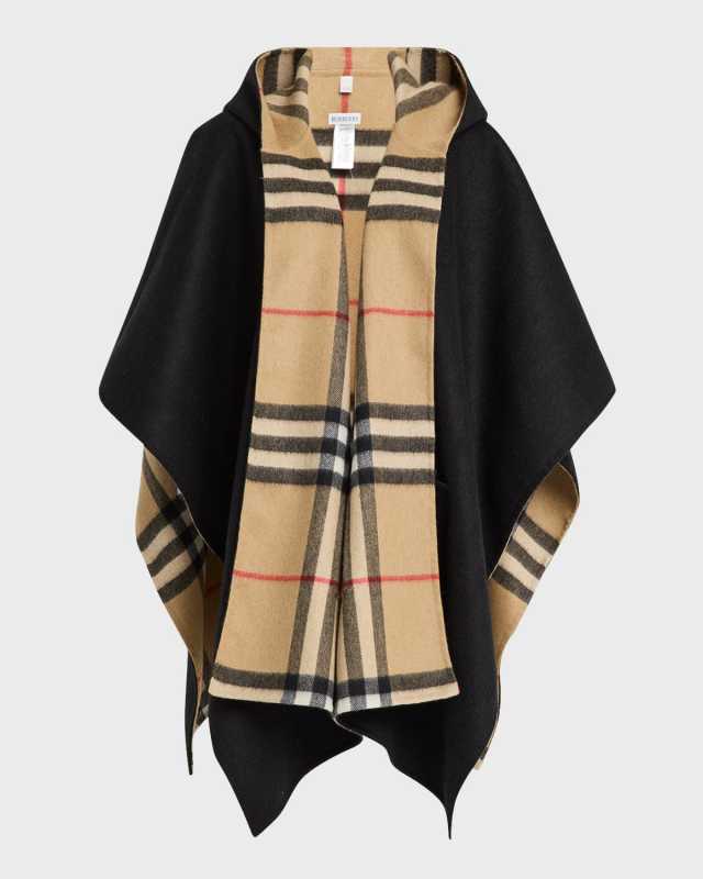 Catherine Hooded Cashmere Cape
